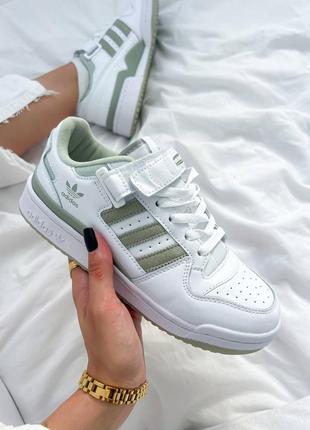 Кроссовки adidas forum green2 фото