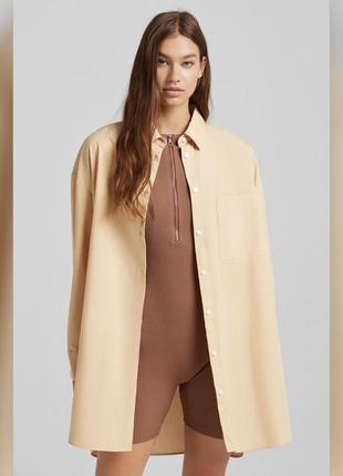 Рубашка объемная bershka