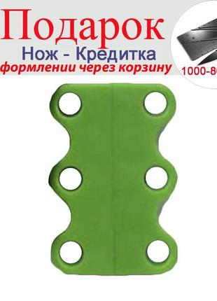 Застібки магніти для шнурків magnetic shoelaces 2 шт green