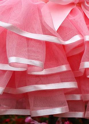 Спідниця пачка карнавальна 3т рожевий3 фото