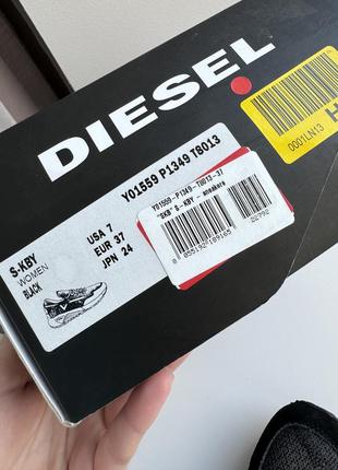 Тканевые кроссовки из ткани diesel y01559 p1349 t8013 дизель оригинал9 фото