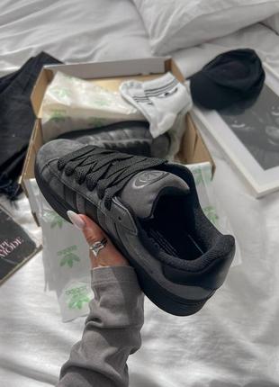 Кроссовки adidas campus grey/black3 фото