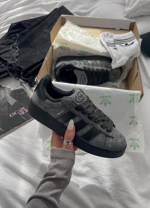 Кроссовки adidas campus grey/black