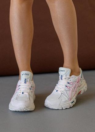 Женские кроссовки asics gel - kahana 8 new beige pink7 фото