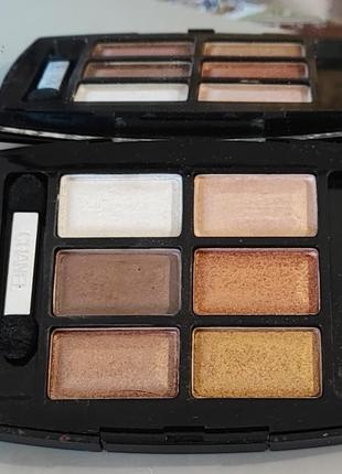 Chanel тіні палетка les 6 ombres косметика макіяж очей