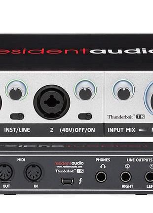 Аудіоінтерфейс resident audio t2 (thunderbolt) (б/у)