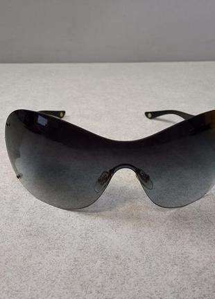Сонцезахисні окуляри б/у versace mod 2135-b 1000/8g shield sil...4 фото