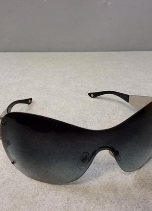Сонцезахисні окуляри б/у versace mod 2135-b 1000/8g shield sil...9 фото