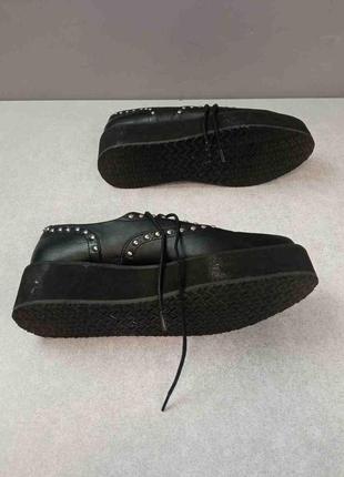 Жіночі туфлі б/у monki studded platform brogues5 фото