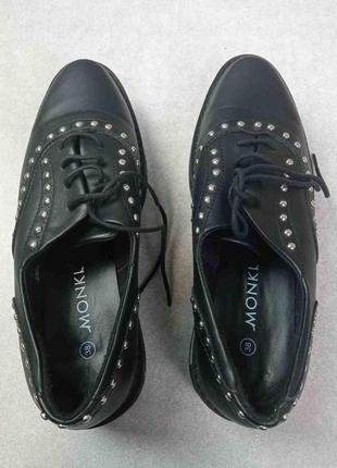 Жіночі туфлі б/у monki studded platform brogues7 фото