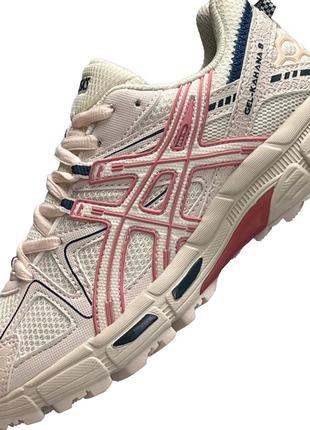 Женские кроссовки asics gel - kahana 8 new beige pink3 фото