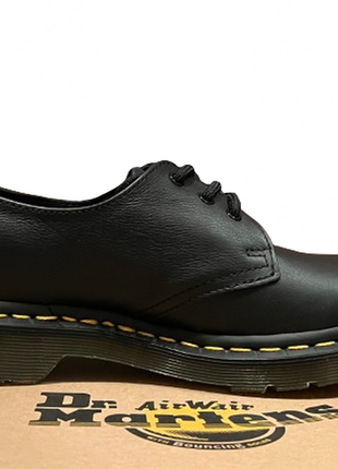 Original🔥 dr. martens 24256001 virginia туфлі 1461 black мешти черевики