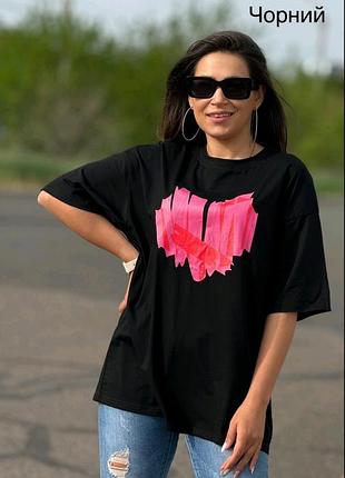 🥰жіноча футболка🖤🤍
