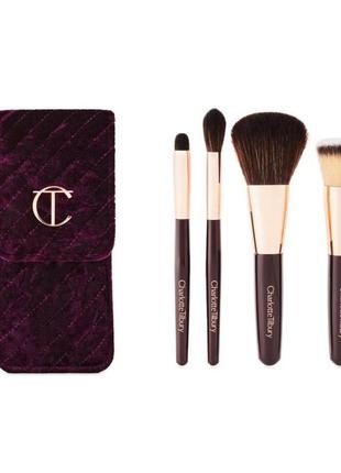 Charlotte tilbury magical mini brush set набір пензликів кісточки для макіяжу1 фото