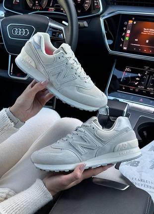 Жіночі кросівки new balance 574 light gray8 фото