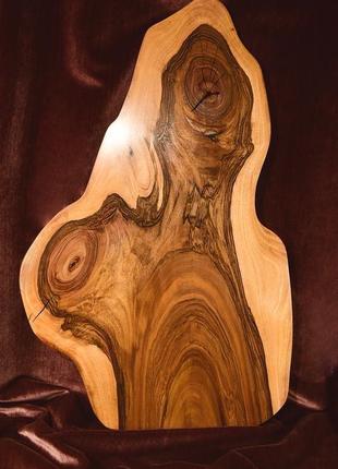 Стільниця з дерева - слябів горіх. унікальний кавовий столик.1 фото