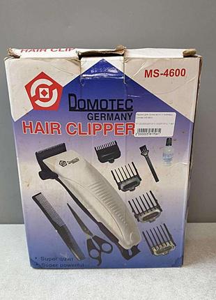 Машинка для стриження волосся тример б/у domotec ms-46001 фото