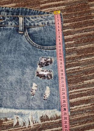 Женские джинсовые шорты размер м3 фото