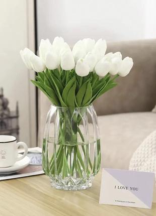 Новый набор искусственных цветов тюльпанов по 5 штук taobao3 фото