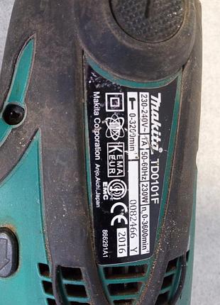 Шуруповерт б/у makita td01f romania 2