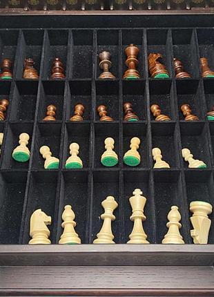Настільна гра б/у dreizer шахи нарди дерев'яні ручної роботи6 фото