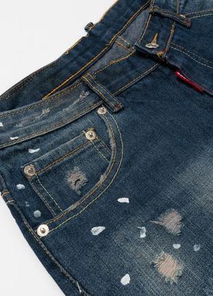 Dsquared2 distressed denim jeans&nbsp;мужские джинсы4 фото