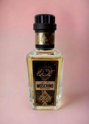 Moschino pour homme after shave мужской лосьон для бритья 50 мл