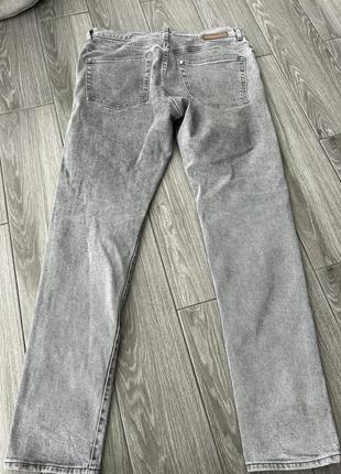 Сірі джинси прямі чоловічі2 фото