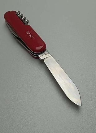 Сувенірний туристичний похідний ніж б/у victorinox tourist 0.36037 фото