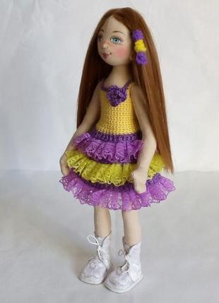 Текстильная кукла.текстильная кукла для девочки.интерьерная кукла.кукла в подарок.3 фото