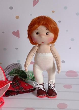 Текстильная кукла. кукла для игры. подарок на день рождения.9 фото