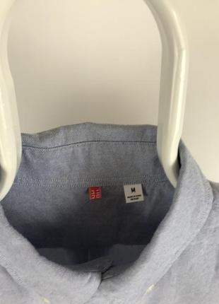 Плотная рубашка uniqlo oxford vintage ralph hilfiger classic hugo boss reiss zara3 фото