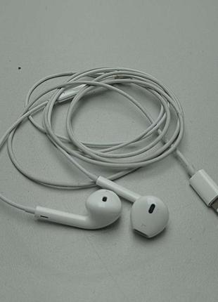 Наушники bluetooth-гарнитура б/у apple earpods (lightning)