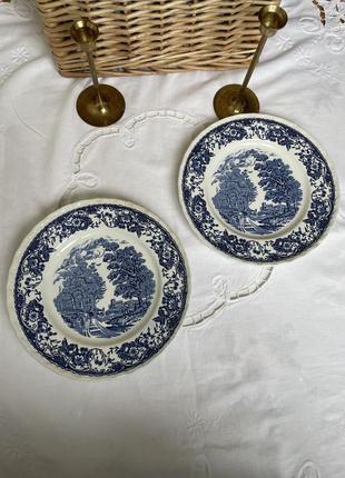 Royal tudor ware винтажные английские тарелки