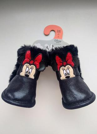 ❤️крутезні чобітки угі пінетки міні міус disney на 3-6 міс primark