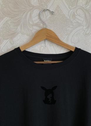 Черная кофта свитер свитшот худи олимпийка джемпер лонгслив charli cohen pokemon оригинал3 фото
