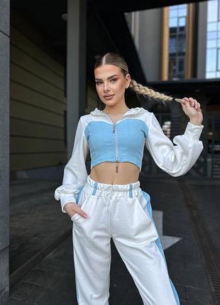 Трендовий комбінований костюм