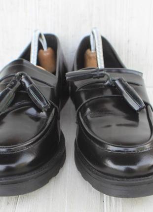 Туфли лоферы asos кожа англия 42,5р мокасины4 фото