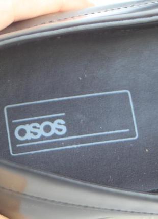 Туфлі лофери asos шкіра англія 42,5р мокасини9 фото