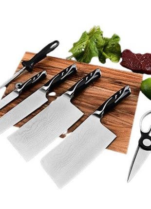 Набір кухонних ножів kfpp pollux (6 предметів, підставка)