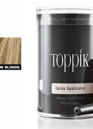 Загусник для волосся toppik (medium blonde) середня блондинка ...