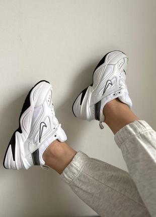 Кросівки nike m2k white/black6 фото