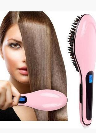 Гребінець-випрямляч fast hair straightener hqt 906