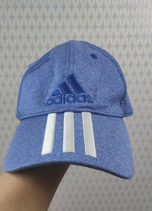 Бейсболка adidas синяя голубая мужская спортивная летняя базовая весенняя шапка2 фото