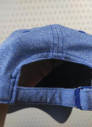Бейсболка adidas синяя голубая мужская спортивная летняя базовая весенняя шапка5 фото