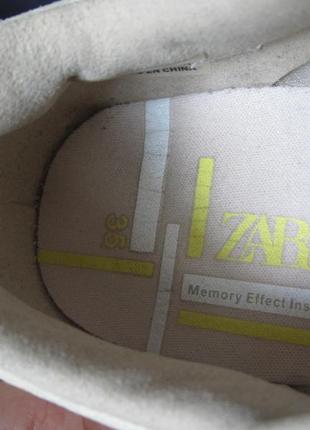 Стильные испанские кроссовки zara с прозрачным верхом, размер 356 фото