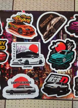 Jdm авто тюнінг наклейки . японські автомобілі наклейки