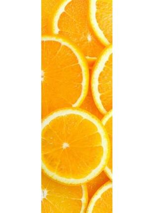 Наклейка на холодильник 600*1800 мм "апельсин". #034