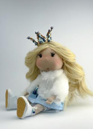 Интерьерная кукла снегурочка4 фото