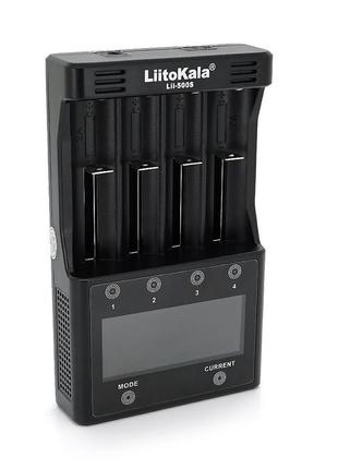 Зп універсальне liitokala lii-500s, сзп + азп, 4 канали, lcd д...